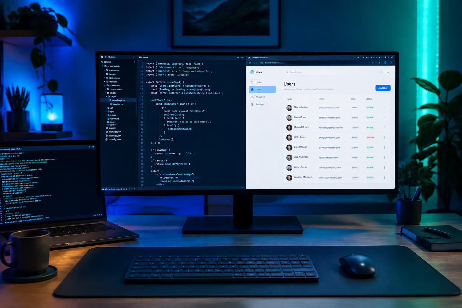 Custom web applications