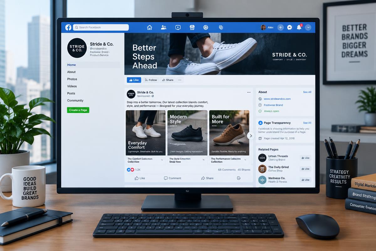 Facebook page & carousel creatives