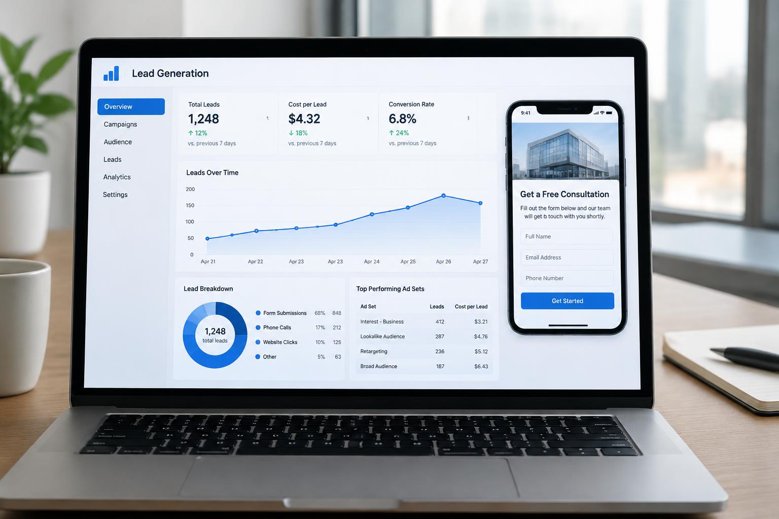 Lead generation through Meta Ads