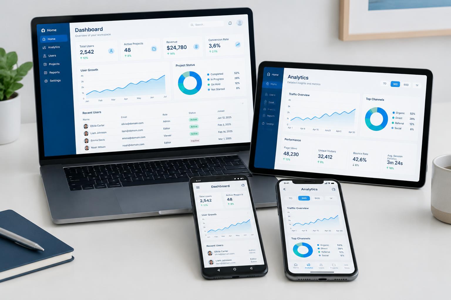 Custom app, software product & SaaS development